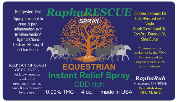 Equestrian CBD Instant Relief Spray