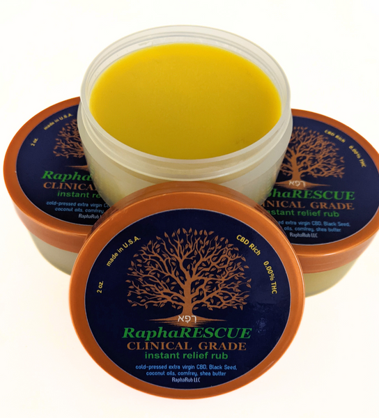 RaphaRESCUE Clinical Grade CBD Instant Relief Rub – RaphaRub