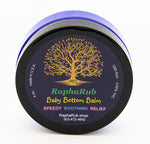 Speedy, soothing relief from diaper rash and skin irritations.  Safe, pure, 0.00% THC.  An organic blend of rich shea butter and 100% pure, cold-pressed CBD.  Ideal as a diaper rash preventative, excellent for adults, as well.