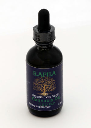Rapha 100% CBD Oil - Full Spectrum, Cold-Pressed, Extra Virgin Cannabis Oil