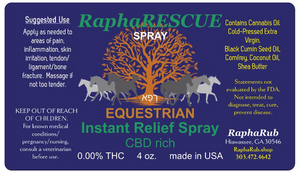 Equestrian CBD Instant Relief Spray